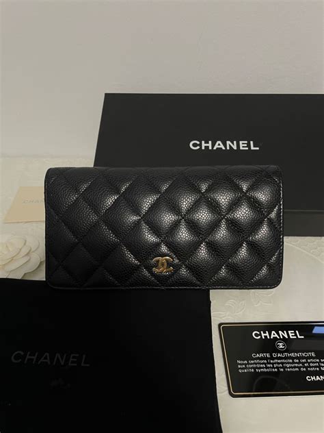 chanel classic key pouch|chanel yen wallet.